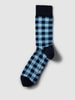 Happy Socks Sokken met all-over motief Marineblauw gemêleerd