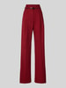 Max Mara Studio Bootcut fit stoffen broek van zuivere scheerwol, model 'ZAC' Bordeaux