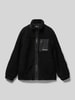 Jack & Jones Sweatjacke mit Teddyfell Modell 'JORVESTERBRO' Black