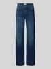 OPUS PANTS Wide fit jeans in 5-pocketmodel, model 'Melly' Marineblauw