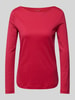 Christian Berg Woman Longsleeve mit U-Boot-Ausschnitt Pink