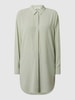 Soft Rebels Lange blouse met oversized schouders, model 'Freedom' Rietgroen