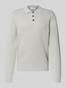 SELECTED HOMME Regular fit gebreide pullover van puur katoen, model 'DANE' Lichtgrijs