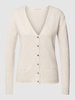 (The Mercer) N.Y. Strickjacke aus Kaschmir mit Perlmuttknöpfen Sand meliert
