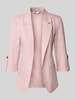 Only Loose Fit Blazer aus Viskose-Leinen-Mix Modell 'CARO' Rosa