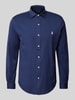 Polo Ralph Lauren Slim Fit Freizeithemd mit Haifischkragen Marine