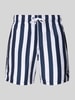 Shiwi Regular fit zwembroek met labelpatch Donkerblauw