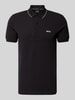 BOSS Green Regular Fit Poloshirt mit Label-Stitching Modell 'Paule' Black