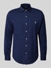 Polo Ralph Lauren Slim Fit Freizeithemd mit Haifischkragen Marine