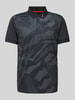 Joy Slim fit poloshirt met logostitching, model 'G-Style' Antraciet