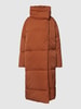 Embassy of Bricks & Logs Płaszcz pikowany ze stójką model ‘NIZZA PUFFER COAT’ Rdzawy