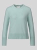 Tom Tailor Pullover aus Kaschmir mit Rippabschlüssen Mint