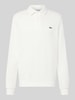 Lacoste Bluza o kroju regular fit z czystej bawełny Złamany biały