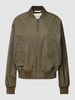 Marc O'Polo Blouson mit Label-Details Olivgrün