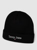 Tommy Jeans Beanie mit Label-Stitching Modell 'TJW SPORT' Schwarz