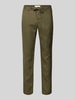 Gant Relaxed Fit Leinenhose mit Tunnelzug Oliv