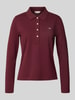 Gant Shirt met lange mouwen en platte kraag Bordeaux