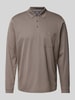 RAGMAN Regular fit poloshirt met borstzak Taupe