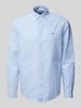 Tommy Jeans Regular Fit Freizeithemd mit Button-Down-Kragen Modell 'OXFORD' Hellblau