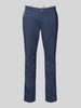 Brax Regular Fit Chino mit Strukturmuster Modell 'FABIO' Marine