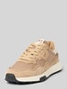 Gant Sneakers met labeldetails, model 'Youtron' Zand