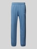 CHAMPION Regular Fit Sweatpants mit Label-Stitching Modell 'ELASTIC CUFF' Blau