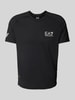 EA7 Emporio Armani T-Shirt mit Label-Print Modell 'VENTUS7' Black