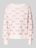 Only Pullover met ballonmouwen, model 'Clara' Roze