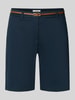 b.young Straight Fit Bermuda mit Gesäßtaschen Modell 'Days' Marine