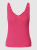 Vero Moda Top met structuurmotief, model 'NEWLEX' Roze