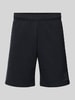 CHAMPION Tapered fit sweatshorts met labelprint Zwart