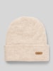 Barts Muts in gebreide look, model 'Witzia' Offwhite