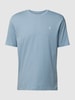 Marc O'Polo T-Shirt mit Label-Print Hellblau