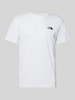The North Face T-Shirt mit Label-Print Modell 'Simple Dome' Weiss