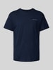 Tommy Jeans T-Shirt mit Label-Print Marine