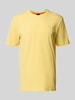 BOSS Orange Regular fit T-shirt van puur katoen, model 'TALES' Geel