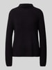 Marc O'Polo Langarmpullover mit Stehkragen Black