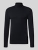 Blend Coltrui met labeldetail, model 'BAGGE' Zwart