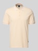 BOSS Regular Fit Poloshirt mit Label-Print Modell 'Parlay' Orange