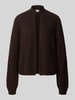DRYKORN Gebreid vest van wolmix Model 'LISINE' Donkerbruin