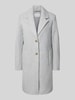 Vila Lange jas met reverskraag, model 'CLAUDIA' Lichtgrijs