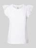 Soyaconcept T-Shirt in unifarbenem Design Modell 'Loraine' Weiss