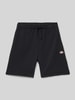 Dickies Regular Fit Sweatshorts mit Label-Print Modell 'MAPLETON' Black