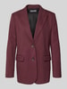 Jake*s Collection Blazer met reverskraag Aubergine