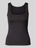 Vero Moda Top mit U-Ausschnitt Black