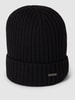 JOOP! Collection Beanie mit Label-Applikation Modell 'FRANCIS' Black