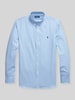 Polo Ralph Lauren Regular Fit Freizeithemd aus Baumwoll-Mix Hellblau
