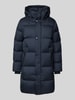 Marc O'Polo Płaszcz puchowy o kroju regular fit z szelkami  Granatowy