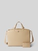 Tommy Hilfiger Handtasche mit Label-Applikation Beige