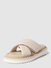 Marc Cain Bags & Shoes Pantoletten mit breiten Riemen Beige